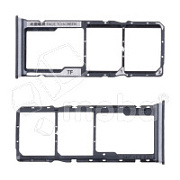 Держатель SIM для Xiaomi Redmi 14C/Poco C75 (2411DRN47C/2410FPCC5G) Черный