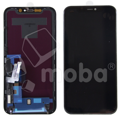 Дисплей для iPhone 11 (A2221) в сборе с тачскрином Черный - Оптима (площадка под IC)