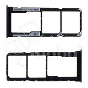 Держатель SIM для Xiaomi Redmi Note 10 Pro 4G (M2101K6G) Черный