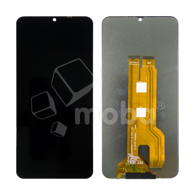 Дисплей для Realme C61 (RMX3930) в сборе с тачскрином Черный - Оптима