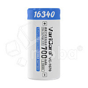 Аккумулятор 16340 VariCore 3.7V 700 mAh 1.5A
