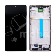 Дисплей для Samsung Galaxy A73 5G (A736B) модуль с рамкой Черный - OLED (Full Size)