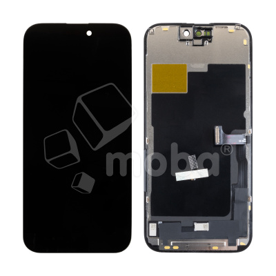 Дисплей для iPhone 15 Pro (A3102) в сборе с тачскрином Черный - (In-Cell, Full HD, 120 Гц) (площадка под IC)