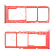 Держатель SIM для Samsung Galaxy A12 (A125F) Красный