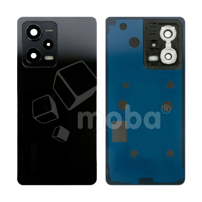 Задняя крышка для Xiaomi Redmi Note 12 Pro 5G (22101316C/22101316I/22101316G) Черный - Премиум