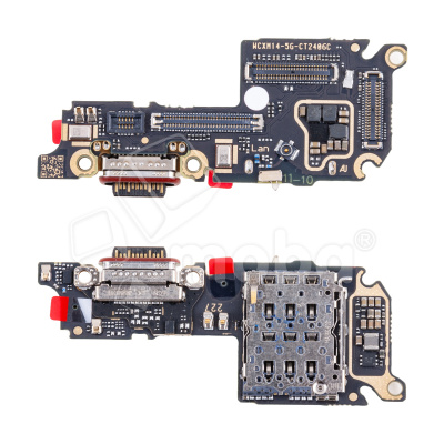 Шлейф для Xiaomi 14 (23127PN0CG) плата системный разъем/разъем SIM/микрофон