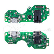 Шлейф для Infinix Hot 12i (X665B) плата на системный разъем/разъем гарнитуры/микрофон