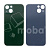 Задняя крышка для iPhone 13 (A2635) Зеленый (стекло, узкий вырез под камеру, логотип) - Премиум