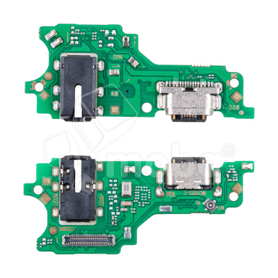 Шлейф для Vivo Y16 (V2204) плата на системный разъем/разъем гарнитуры/микрофон