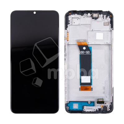 Дисплей для Xiaomi Poco M5 (22071219CG) модуль с рамкой Черный - OR