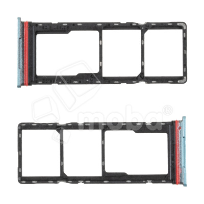 Держатель SIM для Tecno Spark 40C (KM4k) Голубой