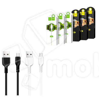 Кабель USB - MicroUSB Hoco X20 (2.4A, 3 м) Черный