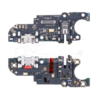 Шлейф для Huawei Honor X5 (VNA-LX2) плата на системный разъем/разъем гарнитуры/микрофон - Премиум