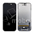Дисплей для iPhone 15 (A3090) в сборе с тачскрином Черный - (Soft OLED, Full HD) (с верификацией = с привязкой без ошибки)