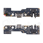 Шлейф для Xiaomi Redmi A5/Poco C71 (25028RN03A/25028PC03G) плата на системный разъем/разъем гарнитуры/микрофон - Премиум