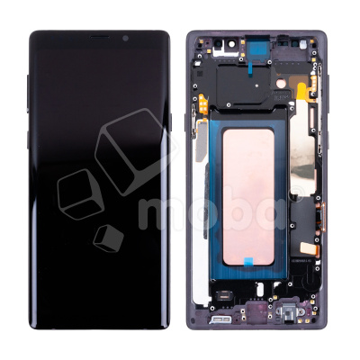 Дисплей для Samsung Galaxy Note 9 (N960F) модуль с рамкой Черный - (OLED) (Full Size)