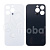 Задняя крышка для iPhone 13 Pro (A2640) Белый (стекло, узкий вырез под камеру, логотип) - Премиум