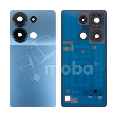 Задняя крышка для Xiaomi Poco M6 Pro 4G (2312FPCA6G) Голубой - Премиум