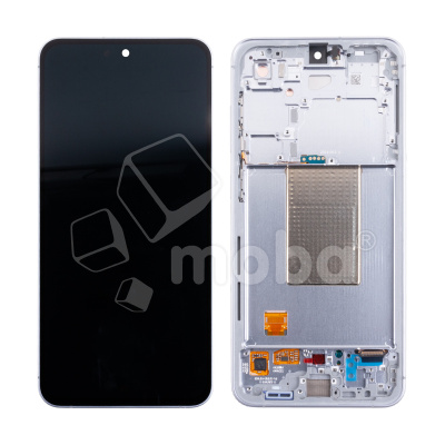 Дисплей для Samsung Galaxy S24 FE (S721B) модуль с рамкой Серебро - OR (SP)