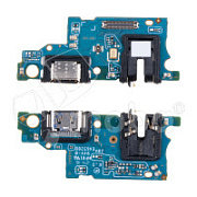 Шлейф для Realme C63 4G (RMX3939) плата системный разъем/разъем гарнитуры/микрофон - Премиум