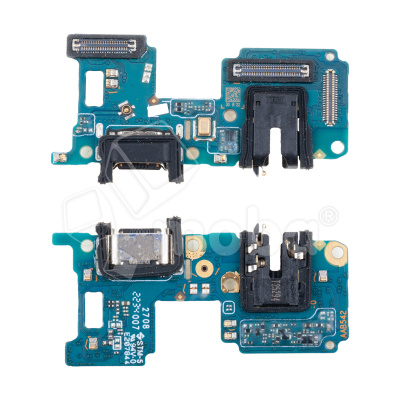 Шлейф для Realme 11 4G (RMX3636) плата системный разъем/разъем гарнитуры/микрофон - Премиум