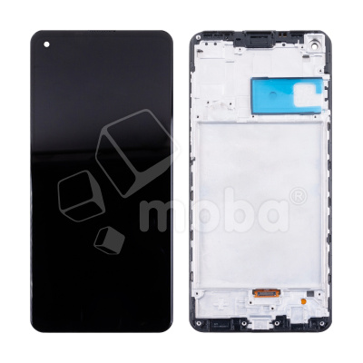 Дисплей для Samsung Galaxy A21s (A217F) модуль c рамкой Черный - Оптима