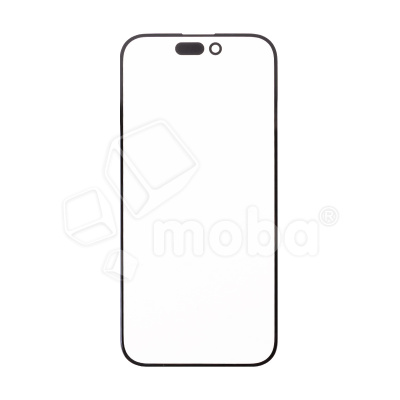 Стекло для переклейки iPhone 15 Plus (A3094) с OCA пленкой Черный - OR (Feaglet)